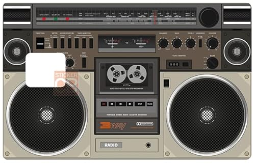 STICKERCB Ghetto Blaster 80 Bankkartenaufkleber, US-Format, Vinyl, Urban, Wasserfest von STICKERCB