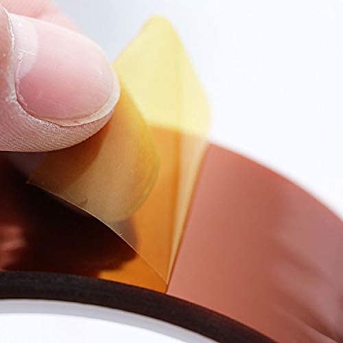 StickersLab Kapton Klebeband aus Polyamid, hohe Temperaturen bis zu 300 °C, thermischer Schutz BGA (100 mm x 33 m), 1 Rolle von STICKERSLAB GHIRARDI