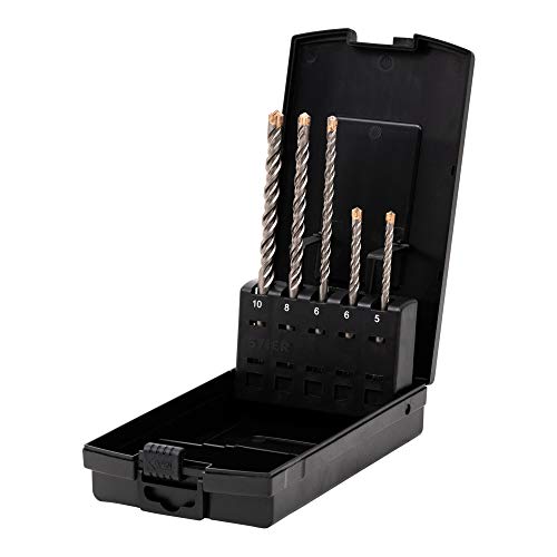 STIER Hammerbohrer-Set Premium SDS-plus 5-teilig, Hammerbohrer SDS plus Set, SDS Bohrer Set, Bohrer für Beton STIER Hammerbohrer-Set Premium SDS-plus 5-teilig, Hammerbohrer SDS plus Set, SDS Bohrer Set, Bohrer für Beton von STIER