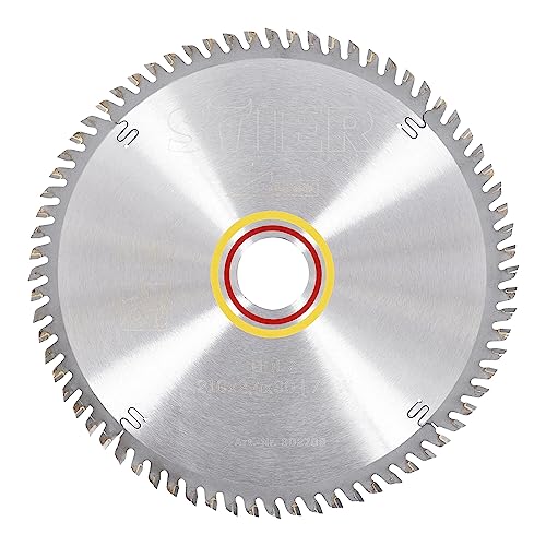 STIER Kreissägeblatt Profi, Holz, 210 x 2,4 x 30 mm, 72 Zähne, Präzise Holzschnitte für Spanplatten, Hartfaserplatten und Gipskartonplatten, Hochwertiges Sägeblatt für Profis von STIER