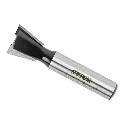 STIER Zinkenfräser HM (HW), Ø 14,3 mm, Schaft Ø 8 mm von STIER