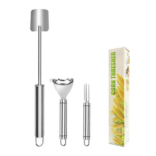 Maisschäler für Maiskolben, 4-teiliges Edelstahl-Maisschäler-Set – Maiskolbenbeizer, schneller Maiskolbenbeizer für Zuhause, Küche, Restaurant und Essen im Freien Maisschäler für Maiskolben, 4-teiliges Edelstahl-Maisschäler-Set – Maiskolbenbeizer, schneller Maiskolbenbeizer für Zuhause, Küche, Restaurant und Essen im Freien von STILTOOL