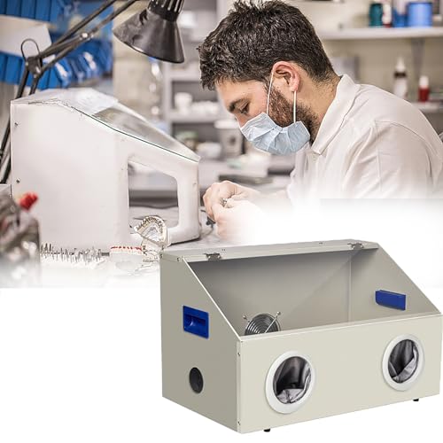 STMKB Dental-Schleifbox, Staubdichte Gravierbox Mit LED-Beleuchtung Und Transparentem Fenster, 2800 U/min Leistungsstarker Lüfter, Ohne Installation, Zum Schleifen/Gravieren/Polieren/Bohren STMKB Dental-Schleifbox, Staubdichte Gravierbox Mit LED-Beleuchtung Und Transparentem Fenster, 2800 U/min Leistungsstarker Lüfter, Ohne Installation, Zum Schleifen/Gravieren/Polieren/Bohren von STMKB