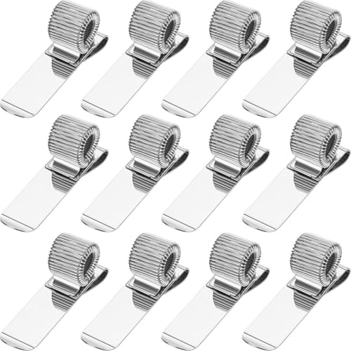 STNRST-IN Stifthalter für Notizbuch, Metall, verstellbar, einzelne Federschlaufe, Stifthalter, Clips, silberfarben, tragbarer Stift-Klemmbrett-Halter, Universal-Bleistift-Organizer für Klemmbrett STNRST-IN Stifthalter für Notizbuch, Metall, verstellbar, einzelne Federschlaufe, Stifthalter, Clips, silberfarben, tragbarer Stift-Klemmbrett-Halter, Universal-Bleistift-Organizer für Klemmbrett von STNRST-IN