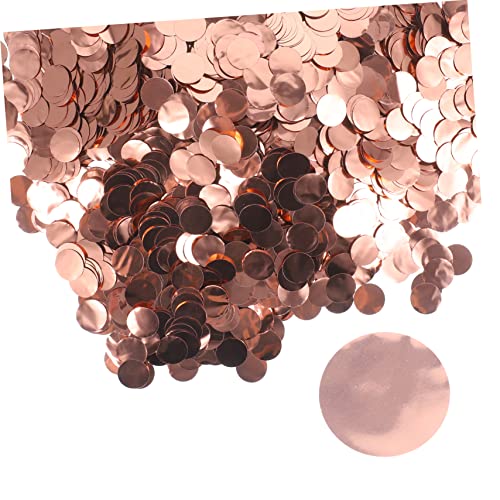 STOBAZA 1 Satz Rundes Konfetti Roségold Dekoratives Konfetti für Hochzeiten Partys und Feste Tischdekoration für Besondere Anlässe Gesamtgewicht STOBAZA 1 Satz Rundes Konfetti Roségold Dekoratives Konfetti für Hochzeiten Partys und Feste Tischdekoration für Besondere Anlässe Gesamtgewicht von STOBAZA