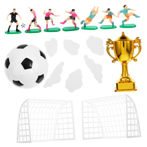 STOBAZA 1 Set Fußballfiguren Und Trophäenaufsätze Für Kuchendekoration, Sportauszeichnungen, Geburtstagsparty-dekorationen, Fußball-party-kuchenaufsätze, Kuchendekoration STOBAZA 1 Set Fußballfiguren Und Trophäenaufsätze Für Kuchendekoration, Sportauszeichnungen, Geburtstagsparty-dekorationen, Fußball-party-kuchenaufsätze, Kuchendekoration von STOBAZA