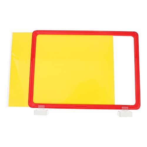 STOBAZA 1 Stück Magnetisches Lagerindikator Schild für Rotrahmen mit Etiketten für Material und Klassifikationsanzeige Vielseitig Einsetzbar Eisenflächen von STOBAZA