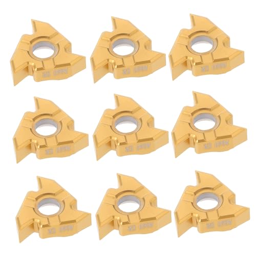 STOBAZA 10 Pcs Interne Externe Gewinde Fügt Präzisionsabschneidung Hoher Haltbarkeit Für Verschiedene Gewindeanwendungen Schnelle Gewindewerkzeuge Ein STOBAZA 10 Pcs Interne Externe Gewinde Fügt Präzisionsabschneidung Hoher Haltbarkeit Für Verschiedene Gewindeanwendungen Schnelle Gewindewerkzeuge Ein von STOBAZA