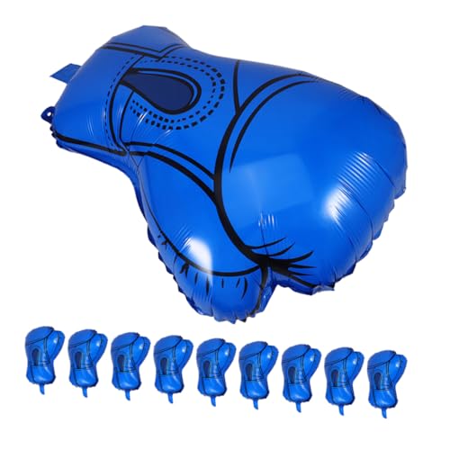 STOBAZA 10 Stück Teiliges Boxhandschuh Luftballons aus Aluminiumfolie Blau für Sport und Wrestling Partys Gym Feiern Geburtstagsdeko mit Automatischem Verschluss Schnell Aufzublasen STOBAZA 10 Stück Teiliges Boxhandschuh Luftballons aus Aluminiumfolie Blau für Sport und Wrestling Partys Gym Feiern Geburtstagsdeko mit Automatischem Verschluss Schnell Aufzublasen von STOBAZA
