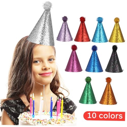 STOBAZA 10 Stück Teiliges Partyhüte Bunte Geburtstagskegel aus Leichtem Polyester Verstellbar für Erwachsene Haustiere für Geburtstage Karneval Halloween Vielseitige Festtagsdekoration STOBAZA 10 Stück Teiliges Partyhüte Bunte Geburtstagskegel aus Leichtem Polyester Verstellbar für Erwachsene Haustiere für Geburtstage Karneval Halloween Vielseitige Festtagsdekoration von STOBAZA