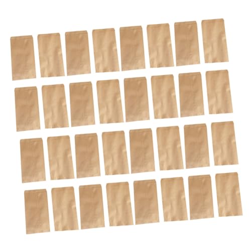 STOBAZA 100 Stück Kraftpapierbeutel mit Selbstklebendem Verschluss Tragbare Aufbewahrungstüten für Gartenbedarf Vielseitige Papiertüten für Feuchtigkeitsschutz und Praktische Lagerung von STOBAZA