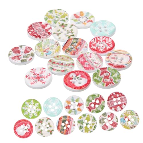 STOBAZA 100 Stück Weihnachts Holzknöpfe mit Schneeflocken Tannenbaum Stern Motiven Rustfrei für Nähen DIY Basteln Scrapbooking und Kleidung Dekorieren STOBAZA 100 Stück Weihnachts Holzknöpfe mit Schneeflocken Tannenbaum Stern Motiven Rustfrei für Nähen DIY Basteln Scrapbooking und Kleidung Dekorieren von STOBAZA