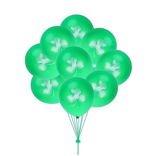 STOBAZA 10St Partyballon latex luftballons latex ballons photography accessories photo backdrop Latexballons partyzubehör Dekor festlicher Ballon Pailletten schmücken Kleeblatt einstellen von STOBAZA