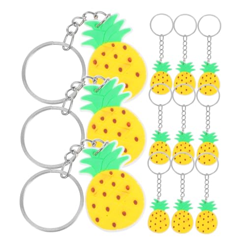 STOBAZA 12 Stück Teiliges Ananas Schlüsselanhänger Hawaiianischer Stil Schlüsselanhänger mit Früchteanhängern Sommerliche Taschen und Rucksackdeko Ornamente für Partygeschenke STOBAZA 12 Stück Teiliges Ananas Schlüsselanhänger Hawaiianischer Stil Schlüsselanhänger mit Früchteanhängern Sommerliche Taschen und Rucksackdeko Ornamente für Partygeschenke von STOBAZA