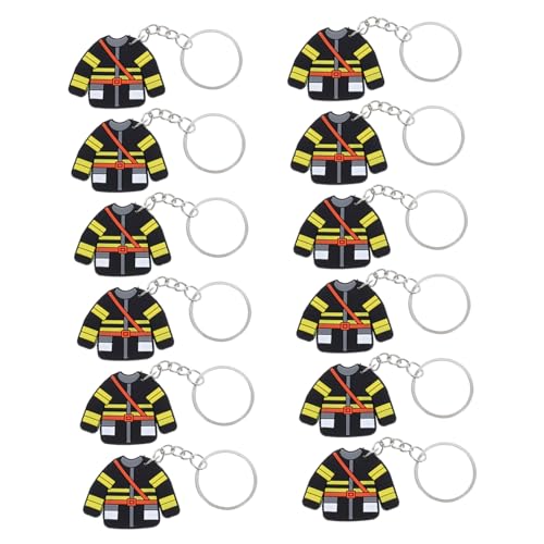 STOBAZA 12 Stück Teiliges Feuerwehr Uniform Schlüsselanhänger für Vielseitiger Rucksack Anhänger Praktisches Party Feuerwehr Motto Deko als Mitgebsel oder Geburtstagsgeschenk STOBAZA 12 Stück Teiliges Feuerwehr Uniform Schlüsselanhänger für Vielseitiger Rucksack Anhänger Praktisches Party Feuerwehr Motto Deko als Mitgebsel oder Geburtstagsgeschenk von STOBAZA