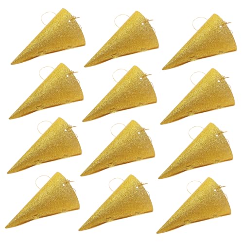 STOBAZA 12 Stück Teiliges Glitzer Partyhüte in Gold Mini mit Glitzeroberfläche und Langem Band Verstellbar für Erwachsene Festliche Geburtstagsdeko für Mädchen und Jungen STOBAZA 12 Stück Teiliges Glitzer Partyhüte in Gold Mini mit Glitzeroberfläche und Langem Band Verstellbar für Erwachsene Festliche Geburtstagsdeko für Mädchen und Jungen von STOBAZA