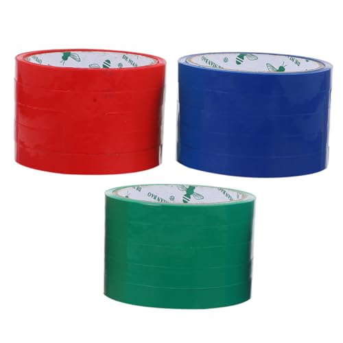 STOBAZA 15 Rollen Verpackungsband Rot Blau Grün Starke Klebekraft für Edelstahl Beutelverschließmaschinen Vielseitige Verpackungs Gemüsetaschen Klebebänder STOBAZA 15 Rollen Verpackungsband Rot Blau Grün Starke Klebekraft für Edelstahl Beutelverschließmaschinen Vielseitige Verpackungs Gemüsetaschen Klebebänder von STOBAZA