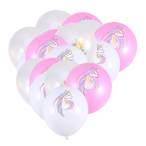 STOBAZA 15st Latexballons Für Party Luftballons Zur Babyparty Geburtstag Luftballons Ballongas Konfetti Emulsion von STOBAZA