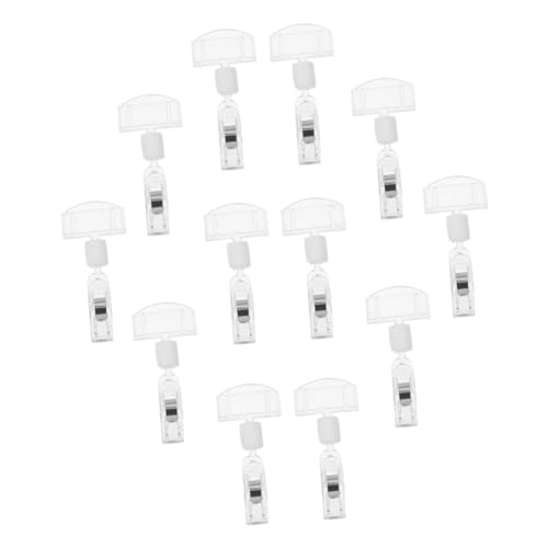 STOBAZA 16Stücke Preisclip Halter Transparente Kartenpräsentationsclips für Etiketten Werbeschilder Visitenkarten Fotos für Einzelhandel Supermärkte STOBAZA 16Stücke Preisclip Halter Transparente Kartenpräsentationsclips für Etiketten Werbeschilder Visitenkarten Fotos für Einzelhandel Supermärkte von STOBAZA