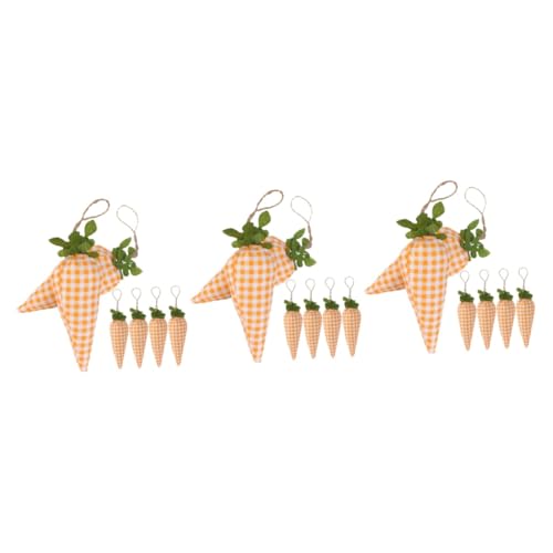 STOBAZA 18 STK Karotten-Ornament Easter Decoration Party Decoration Ostern hängende Dekorationen Karottengirlande Osterdeko Möhren Ostern hängend schmücken Karottendekor zu Ostern Stoff STOBAZA 18 STK Karotten-Ornament Easter Decoration Party Decoration Ostern hängende Dekorationen Karottengirlande Osterdeko Möhren Ostern hängend schmücken Karottendekor zu Ostern Stoff von STOBAZA