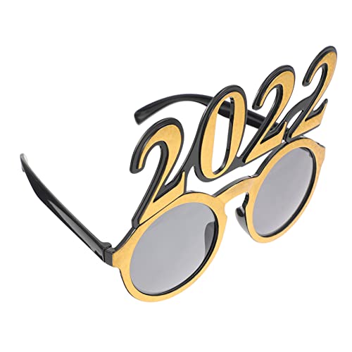 STOBAZA 1Stk 2022 Brille Sonnenbrille groß für Erwachsene Abschlussballzubehör Weihnachtsdekorationen Gläser Anzahl Brillengestelle Cosplay-Brille Jesus Requisiten Kind von STOBAZA