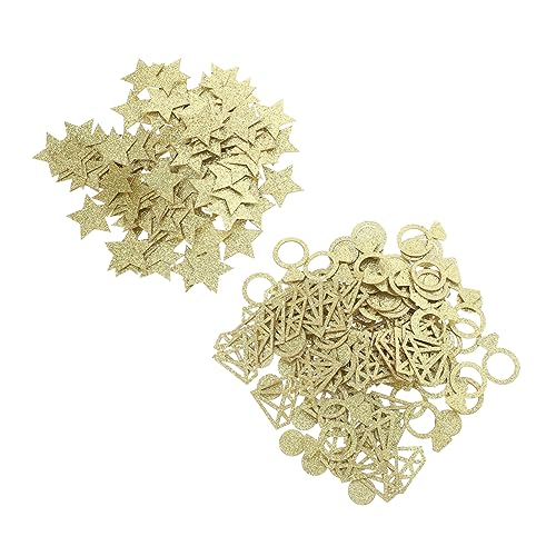 STOBAZA 2 Packungen Papier Konfetti Goldene Stern Konfetti aus Papier Dekorativ für Hochzeit Verlobung Geburtstagsfeier Leicht Sicher für Tischdeko und Ballonfüllung Stimmungsfördernd STOBAZA 2 Packungen Papier Konfetti Goldene Stern Konfetti aus Papier Dekorativ für Hochzeit Verlobung Geburtstagsfeier Leicht Sicher für Tischdeko und Ballonfüllung Stimmungsfördernd von STOBAZA