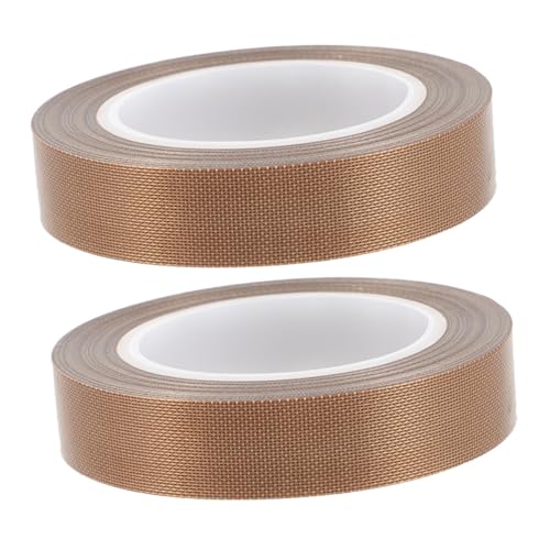 STOBAZA 2 Rollen Ptfe Klebeband Hochtemperatur Isolierband Vakuumierer Dichtband Hitzebeständig Reißfest für Verpackung Thermoplastik Elektronik STOBAZA 2 Rollen Ptfe Klebeband Hochtemperatur Isolierband Vakuumierer Dichtband Hitzebeständig Reißfest für Verpackung Thermoplastik Elektronik von STOBAZA