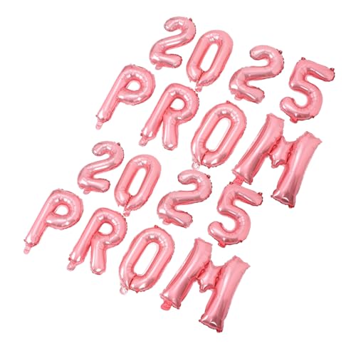 STOBAZA 2 Sätze Graduation Party Ballons Roségold Folienballons für Innen Außen Abschlussfeier Deko Vielseitige Partydekoration für Graduation Table Decorations und Congrats von STOBAZA