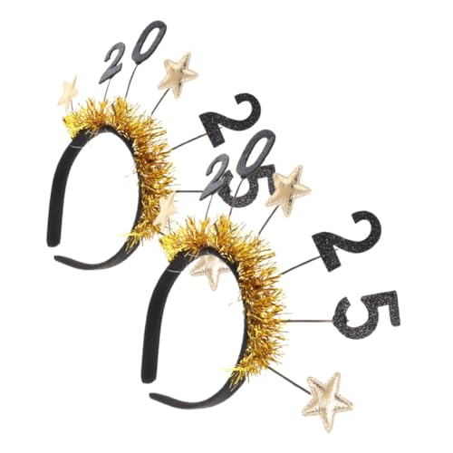 STOBAZA 2 Stk. Glitzerndes Stern-haarreifen Silvester Party-accessoires Festliche Kopfbedeckung für Erwachsene Familien Freundesfeiern mit Funkelnder Sternengirlande STOBAZA 2 Stk. Glitzerndes Stern-haarreifen Silvester Party-accessoires Festliche Kopfbedeckung für Erwachsene Familien Freundesfeiern mit Funkelnder Sternengirlande von STOBAZA