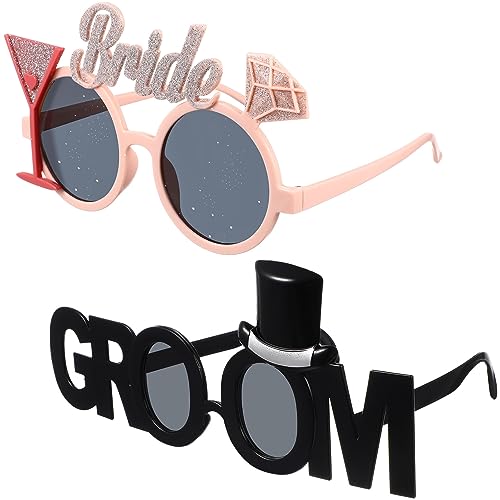 STOBAZA 2 Stück Bräutigam Brille Braut Brille Bachelor Party Brillen Foto Requisiten Nacht Braut Brille Hochzeit Brautparty Bachelorette Party Dekoration STOBAZA 2 Stück Bräutigam Brille Braut Brille Bachelor Party Brillen Foto Requisiten Nacht Braut Brille Hochzeit Brautparty Bachelorette Party Dekoration von STOBAZA