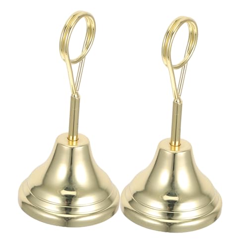 STOBAZA 2 Stück Clip Karte Halter Gold Vielseitiger Tischkartenhalter Memo und Visitenkartenständer für Büro Zuhause Feierlichkeiten Stabile Klammer für Fotos und Notizen STOBAZA 2 Stück Clip Karte Halter Gold Vielseitiger Tischkartenhalter Memo und Visitenkartenständer für Büro Zuhause Feierlichkeiten Stabile Klammer für Fotos und Notizen von STOBAZA