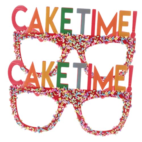 STOBAZA 2 Stück Geburtstag Partybrille Lustige Sonnenbrille für Feiern Spaßige Eyewear für Themengeburtstage Leichte Bequeme Brille Kreative Foto Requisiten STOBAZA 2 Stück Geburtstag Partybrille Lustige Sonnenbrille für Feiern Spaßige Eyewear für Themengeburtstage Leichte Bequeme Brille Kreative Foto Requisiten von STOBAZA