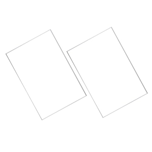 STOBAZA 2 Stück Großes Transparente Malpaletten Leichte DIY Mischpalette für und Acrylfarben Praktische Farbmischer für Kreative Künstler und Malerbedarf von STOBAZA