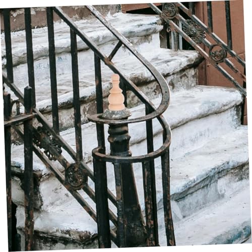 STOBAZA 2 Stück Unbehandelte Holz Dekorationsspitzen für Gardinenstangen Möbel Treppen Römischer Stil Naturholz Diy zum Bemalen Klassische Vintage Vielseitig für Heimdeko STOBAZA 2 Stück Unbehandelte Holz Dekorationsspitzen für Gardinenstangen Möbel Treppen Römischer Stil Naturholz Diy zum Bemalen Klassische Vintage Vielseitig für Heimdeko von STOBAZA