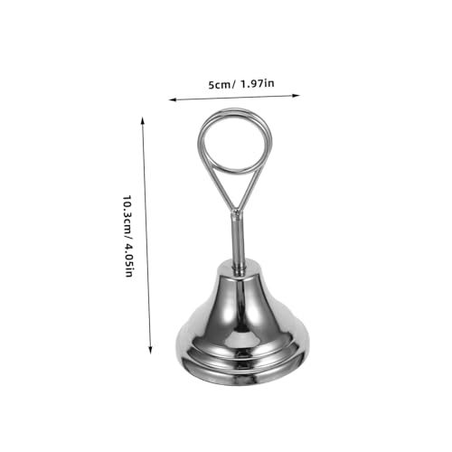 STOBAZA 2 Stück Visitenkartenhalter Metall Multifunktionaler Memo Foto und Tischkartenhalter für Büro und Feierlichkeiten Silber STOBAZA 2 Stück Visitenkartenhalter Metall Multifunktionaler Memo Foto und Tischkartenhalter für Büro und Feierlichkeiten Silber von STOBAZA