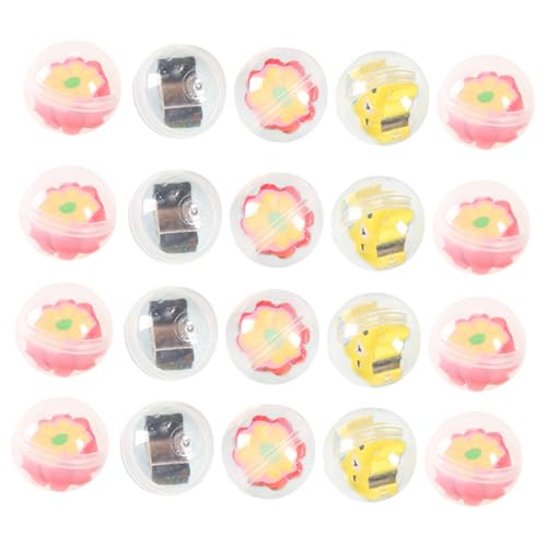 STOBAZA 20 Stück Bunte Kapselspielzeuge mit Radiergummi Stiftaufsatz Kleine Nachfüllbare Kugeln als Kinderparty Mitgebsel Geschenkideen für Mädchen und Jungen Kreative Sammelfiguren für STOBAZA 20 Stück Bunte Kapselspielzeuge mit Radiergummi Stiftaufsatz Kleine Nachfüllbare Kugeln als Kinderparty Mitgebsel Geschenkideen für Mädchen und Jungen Kreative Sammelfiguren für von STOBAZA