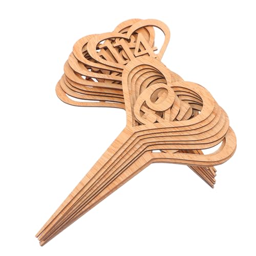 STOBAZA 20 Stück Holz Tischnummer Herz Ausschnitt für Hochzeiten Tischkarten für Sitzordnung und Dekoration Nummern STOBAZA 20 Stück Holz Tischnummer Herz Ausschnitt für Hochzeiten Tischkarten für Sitzordnung und Dekoration Nummern von STOBAZA