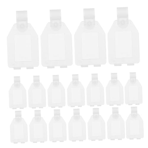STOBAZA 20 Stück Teiliges Preisschild Halter aus Robustem PP Halbtransparente Etikettenhalter für Supermarkt Preisanzeigen Praktische Aufhänger für Warenbeschriftung Widerstandsfähig und STOBAZA 20 Stück Teiliges Preisschild Halter aus Robustem PP Halbtransparente Etikettenhalter für Supermarkt Preisanzeigen Praktische Aufhänger für Warenbeschriftung Widerstandsfähig und von STOBAZA