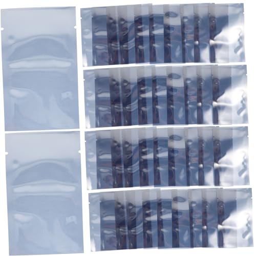 STOBAZA 200 Stück Esd Antistatik Beutel Mehrzweck Abschirmbeutel Transparent Silber Tragbar Für Elektronikteile Batterien PC Zubehör Staubschutz von STOBAZA