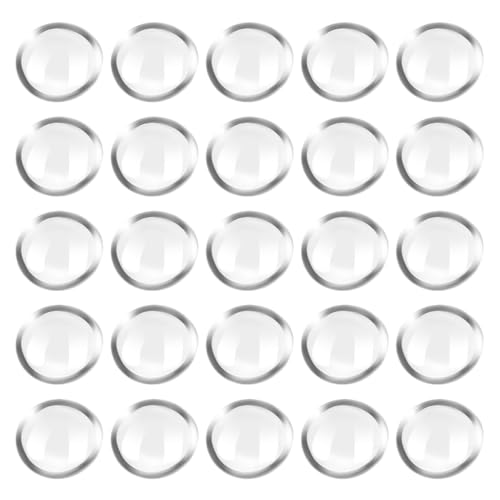 STOBAZA 200 Stück Transparente Glasperlen für Vasenfüllungen Aquarien und Garten Dekorationen Polierte Oberfläche und Dekorativ von STOBAZA