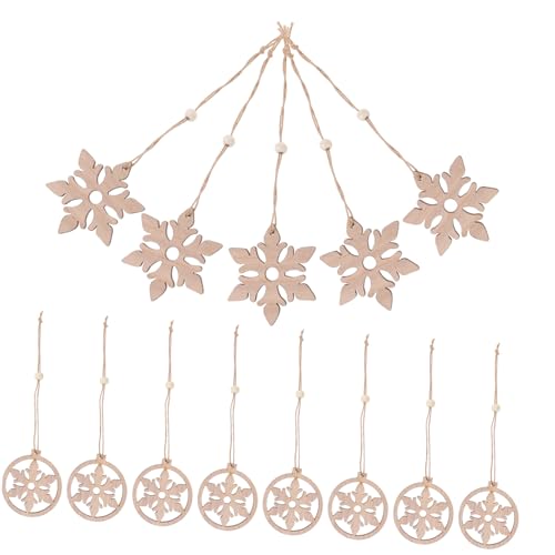 STOBAZA 24 Stück Teiliges DIY Holz Schneeflocken Unbemalt zum Bemalen und Gestalten Leichte Holzfiguren für Weihnachtsdeko Beidseitig Bemalbar für Kreative Bastelprojekte und STOBAZA 24 Stück Teiliges DIY Holz Schneeflocken Unbemalt zum Bemalen und Gestalten Leichte Holzfiguren für Weihnachtsdeko Beidseitig Bemalbar für Kreative Bastelprojekte und von STOBAZA