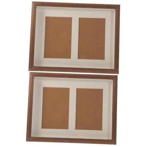 STOBAZA 2St Bilderrahmen aus Holz hängender Bilderrahmen Fotorahmen für zu Hause Tischfotorahmen holzbilderrahmen tischgestell Fotorahmen für die Wand doppelter Bilderrahmen STOBAZA 2St Bilderrahmen aus Holz hängender Bilderrahmen Fotorahmen für zu Hause Tischfotorahmen holzbilderrahmen tischgestell Fotorahmen für die Wand doppelter Bilderrahmen von STOBAZA