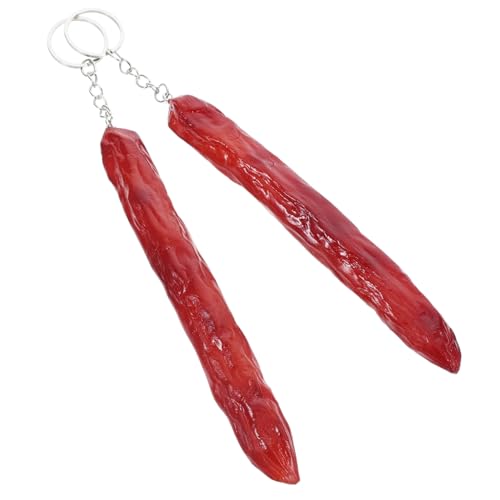 STOBAZA 2pcs Gefälschte Künstliche Wurstschlüsselketten Gefälschte Lebensmittelschlüssel Ring Realistische Schlüsselkettenhalter Ornamente Für Bag Car Schlüsseldekorationen STOBAZA 2pcs Gefälschte Künstliche Wurstschlüsselketten Gefälschte Lebensmittelschlüssel Ring Realistische Schlüsselkettenhalter Ornamente Für Bag Car Schlüsseldekorationen von STOBAZA