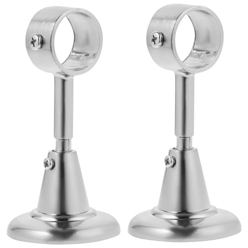 STOBAZA 2stücke Gardinenstangen Halterungen Deckenhalterung Aluminiumlegierung Dekorative Deckenmontage Für Vorhangstangen Und Gardinenaccessoires von STOBAZA