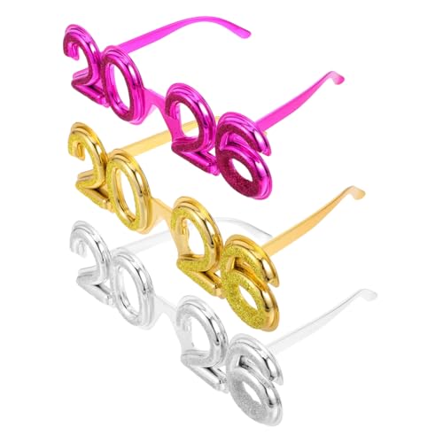 STOBAZA 3 Stück Bunte Retro Eyewear für Abschlussfeiern Neujahrsfeiern und Fotorequisiten für Unvergessliche Partymomente STOBAZA 3 Stück Bunte Retro Eyewear für Abschlussfeiern Neujahrsfeiern und Fotorequisiten für Unvergessliche Partymomente von STOBAZA