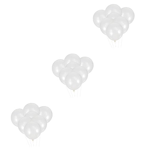 STOBAZA 300 Stk Sternenhimmel Ballon Weißes Dekor Klarer Ballon Halloween-dekorationen Hausdekorationen Für Zu Hause Weiße Verzierungen Luftballons Weiß Verdicken Emulsion Schmücken Braut von STOBAZA