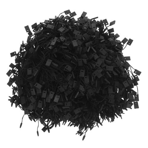 STOBAZA 3000 Stück Kleideretiketten In Großpackung Schwarze Kunststoffetiketten Verschlüsse Kunststoffverschlüsse Taschenherstellungszubehör Schwarze Kunststoffdruckknöpfe STOBAZA 3000 Stück Kleideretiketten In Großpackung Schwarze Kunststoffetiketten Verschlüsse Kunststoffverschlüsse Taschenherstellungszubehör Schwarze Kunststoffdruckknöpfe von STOBAZA