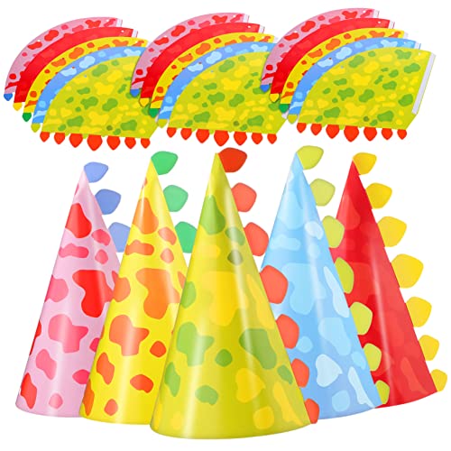 STOBAZA 30St Geburtstagshut aus Papier Stirnbänder für Kleinkinder Geburtstagsmützen für Kinder Geschenk Tier dekorativer Geburtstagshut Partyhüte zum Kindergeburtstag von STOBAZA