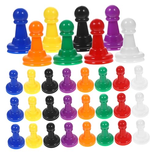 STOBAZA 32 Stück Teiliges Buntes Plastik Schachfiguren für Brettspiele Kleine Farbige Spielfiguren Glatte Oberfläche Verschleißfest Geeignet für Partyspiele und Familienspiele STOBAZA 32 Stück Teiliges Buntes Plastik Schachfiguren für Brettspiele Kleine Farbige Spielfiguren Glatte Oberfläche Verschleißfest Geeignet für Partyspiele und Familienspiele von STOBAZA