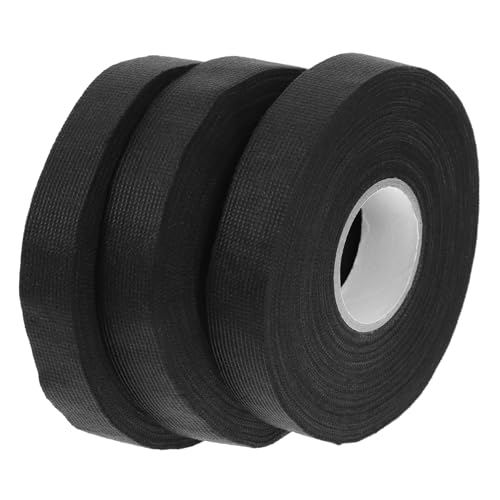 STOBAZA 3Rollen Hochtemperatur Kabelbaum Klebeband Selbstklebendes Stoffband für Automobile Hervorragende und Rasseldämpfung Abriebfest und Korrosionsbeständig STOBAZA 3Rollen Hochtemperatur Kabelbaum Klebeband Selbstklebendes Stoffband für Automobile Hervorragende und Rasseldämpfung Abriebfest und Korrosionsbeständig von STOBAZA